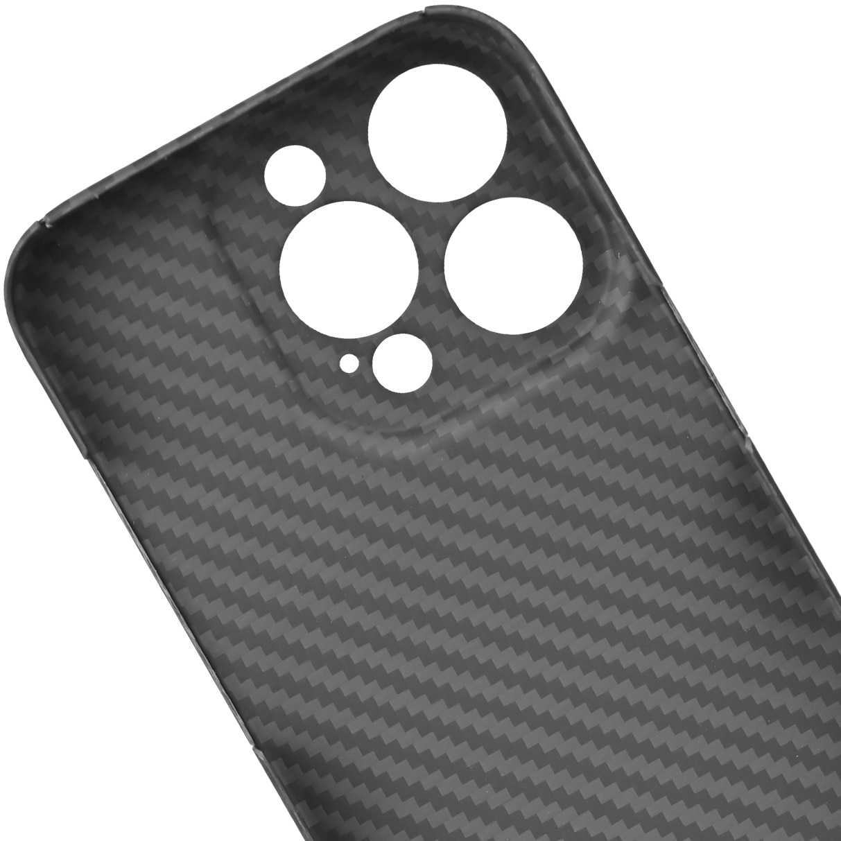 Husa de protectie Kevlar MProtect® Premium din fibra de aramida pentru Apple iPhone 16 Pro, Antisoc, Protectie camera, Ultra Safe, Carbon