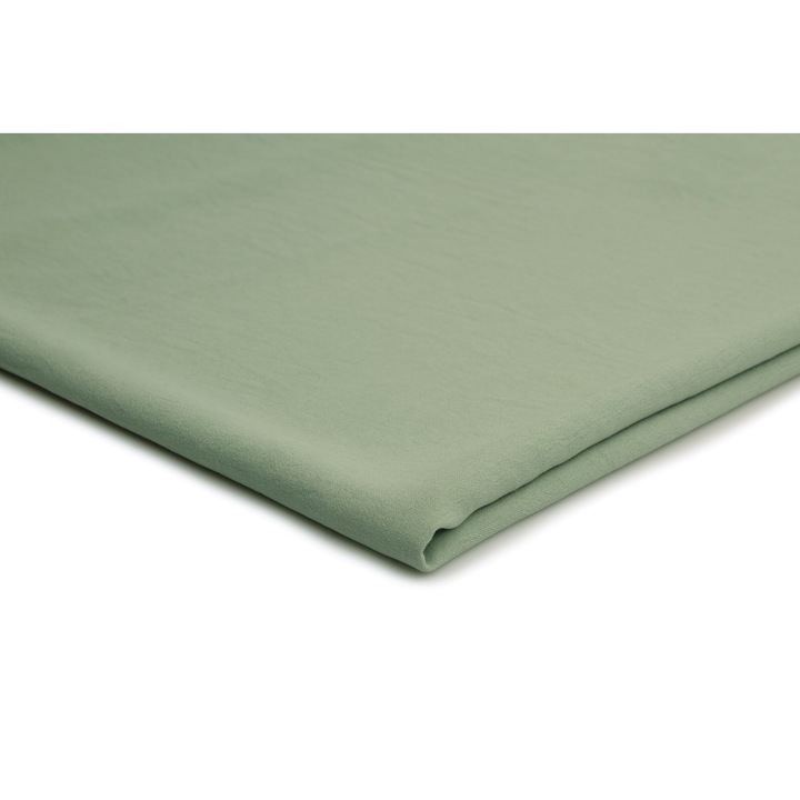 Американски креп плат, салвиево зелено, полиестер, 50 см x 150 см