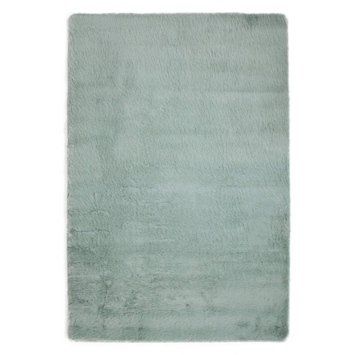 Covor living / dormitor Chip Pes YHHL-2-78M, 120 x 180 cm, poliester, verde, dreptunghiular