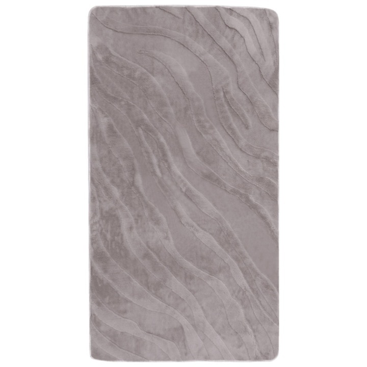 Covor living / dormitor Chip Pes YHTM-AB-M, 120 x 160 cm, poliester, taupe, dreptunghiular
