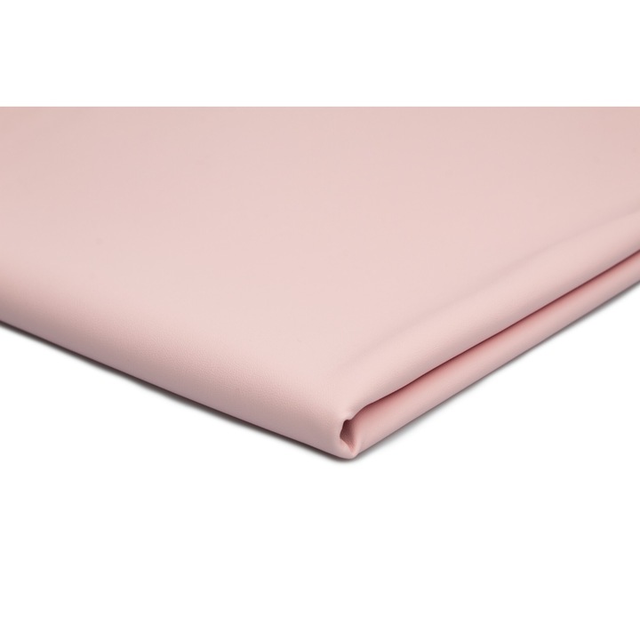 Material textil, piele ecologica, 140cm, roz deschis