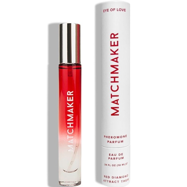 Parfum cu feromoni, Eye of Love, Red Diamond, ambra/grapefruit, 50ml