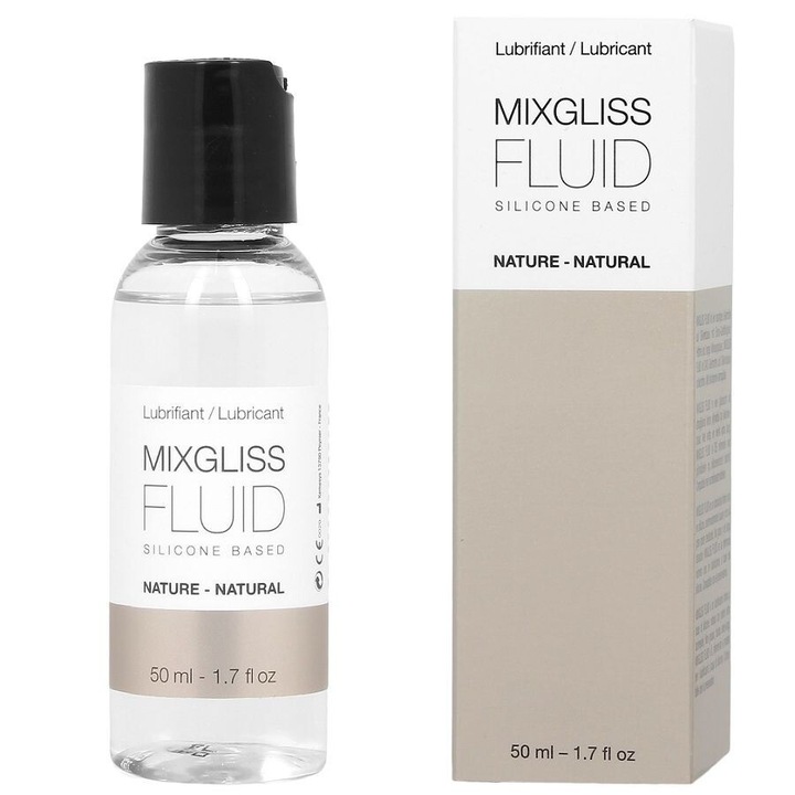Szilikon alapú síkosító Mixgliss, 50 ml, aroma és íz nélkül, könnyű felvitel