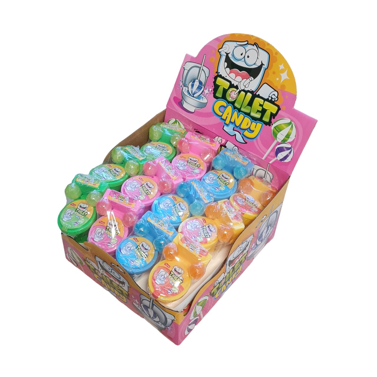 Acadele Toilet Candy Prestige cu praf efervescent acrisor, 24 de bucati ...