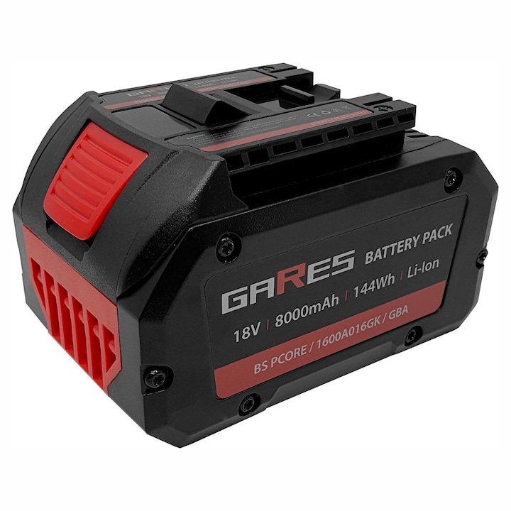Baterie Gares, 18 8Ah, pentru Bosch ProCORE GBL GSR GBA 1600A016GK