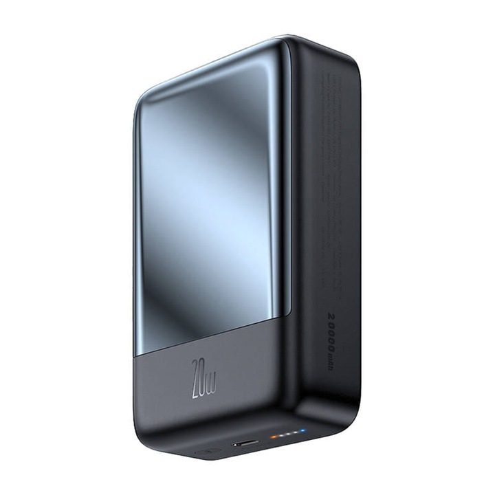 Power Bank Magnetic, Mcdodo MC-5021, 20000mAh, 20W, черен, 109x69.7x31mm