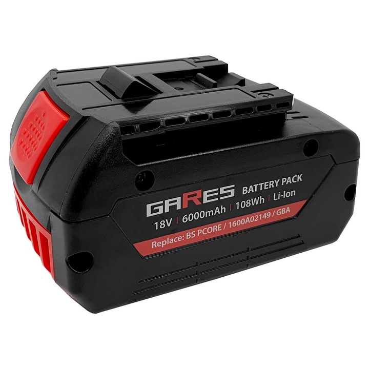 Baterie Gares, 18V 6Ah, pentru Bosch ProCORE GBL GSR GBA 1600A02149 1600A004ZN Professional