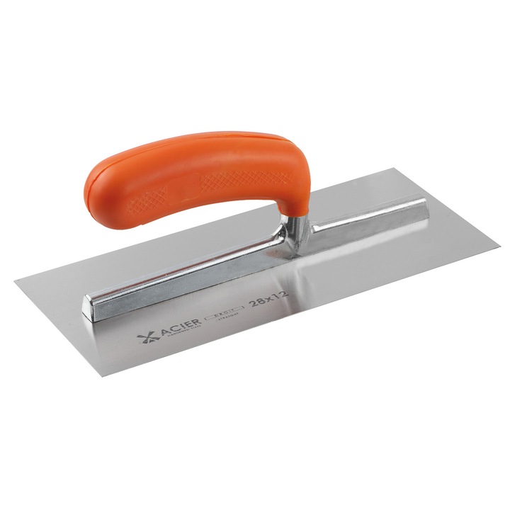 Gletiera MONDELIN cu montura din aluminiu, lama din otel nichelat, maner banana, 28 x 12 cm