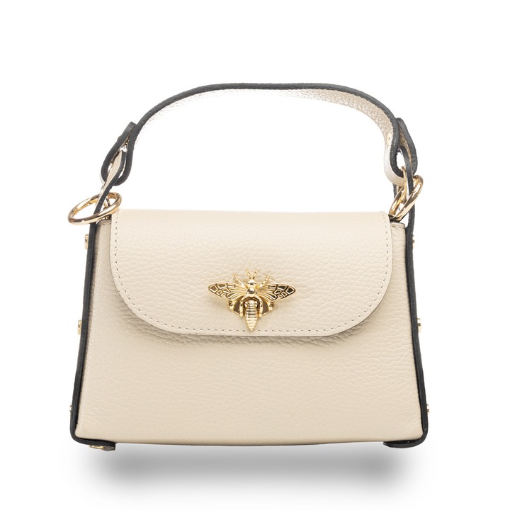 Noi taska, termeszetes bor, irisz, Bézs, 6*20*13