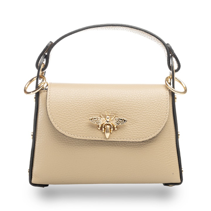 Noi taska, termeszetes bor, irisz, Világosbézs, 6*20*13