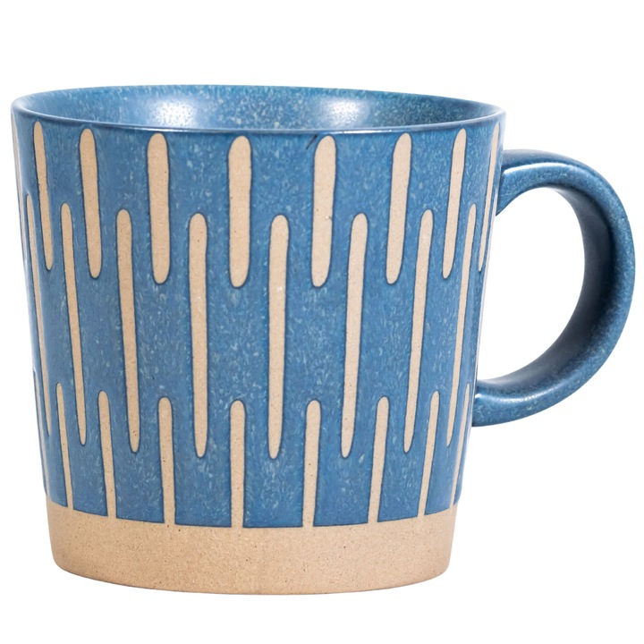 Kék, Modell kerámia bögre, 350Ml