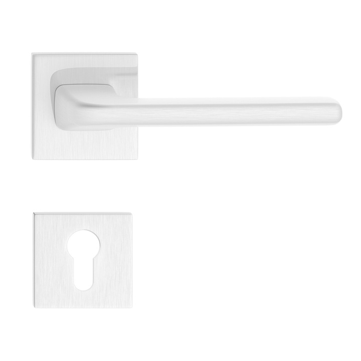 Maner usa Diva cu rozeta yala nichel satin