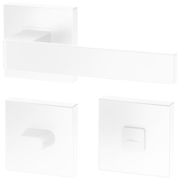 Maner usa model ERGO rozeta wc alb mat