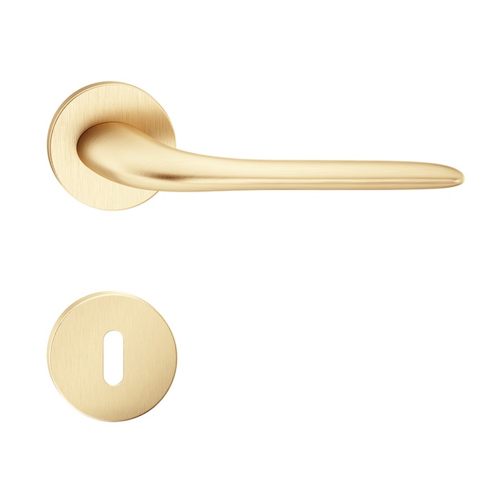 Maner usa model MOON auriu satin rozeta cheie