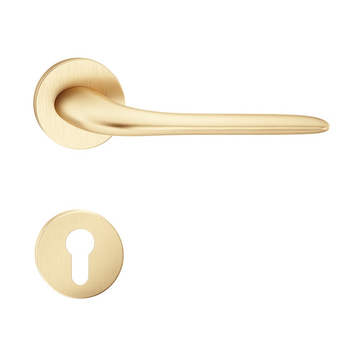 Maner usa model MOON auriu satin rozeta yala