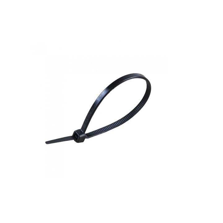 Кабелна стяжка 2,5х100 мм черна опаковка 100 бр