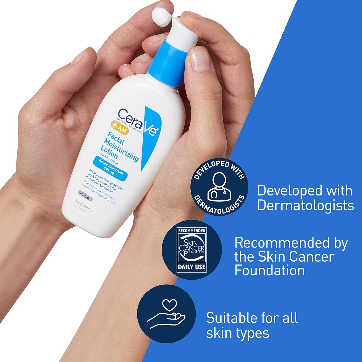 Lotiune hidratanta CeraVe AM Morning Facial Moisturizing Lotion