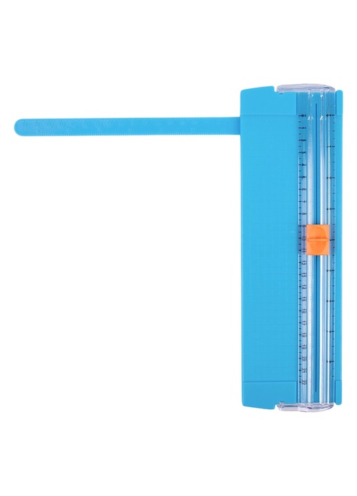Cozevdnt papír guillotine, mini, hordozható, kék