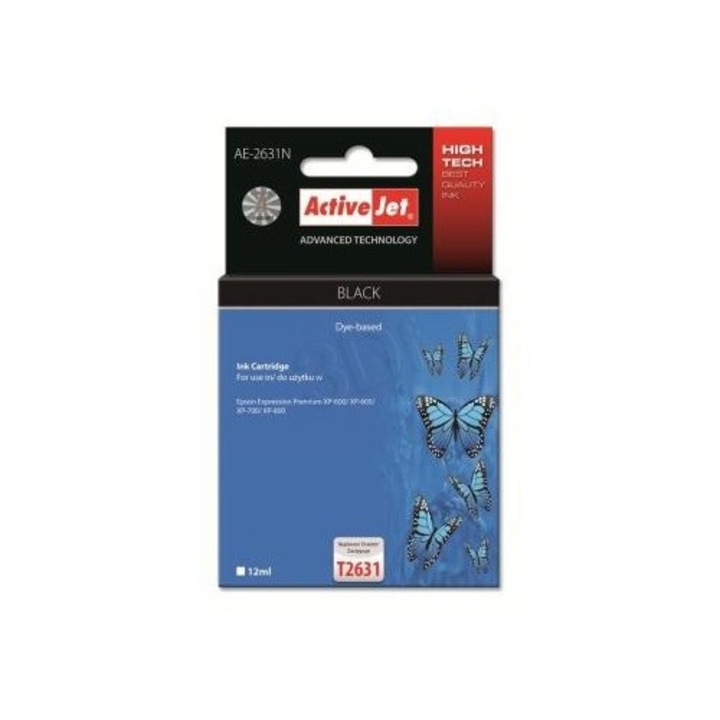 Ink ActiveJet AE-2631N (T2631) Tintapatron - Fekete (363422)