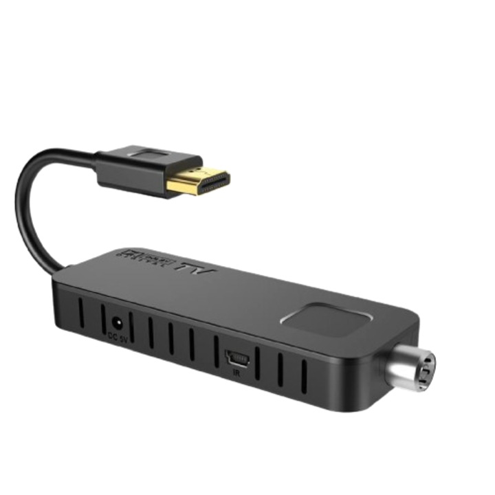 Tuner TV LTC, DVB-T2, DVB211M, terestru, 10W, negru