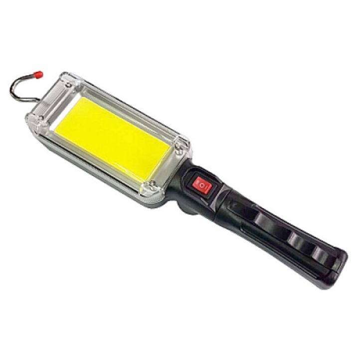 Hordozható munkalámpa, WORKLIGHT ZJ 859 A, LED COB, akkumulátor, 20w, horog és mágnes
