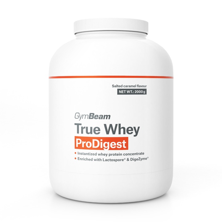 GymBeam - True Whey ProDigest 2000 g sós karamell