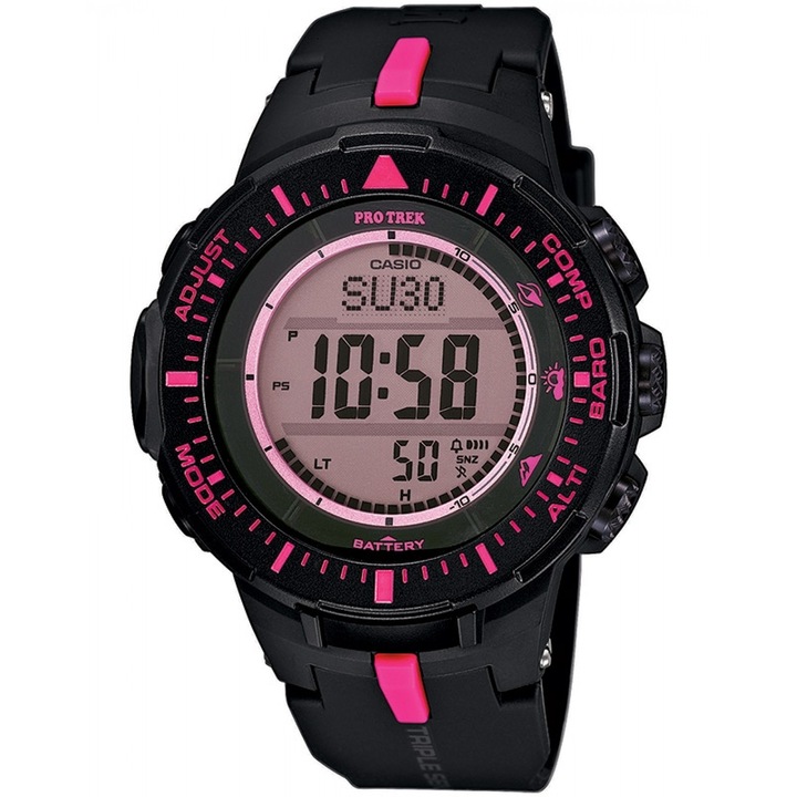 Мъжки часовник Casio, Pro Trek Tough Solar PRG-300-1A4ER, Дигитален