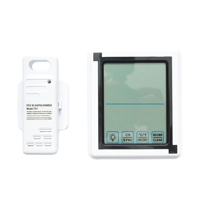 Termometru si higrometru digital de interior si exterior wireless