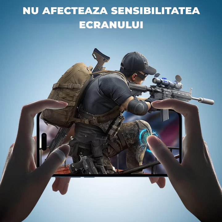 Folie Sticla Privacy pentru iPhone 16, Full Cover, Protectie Profesionala, Ultra Rezistenta, Calitate Premium