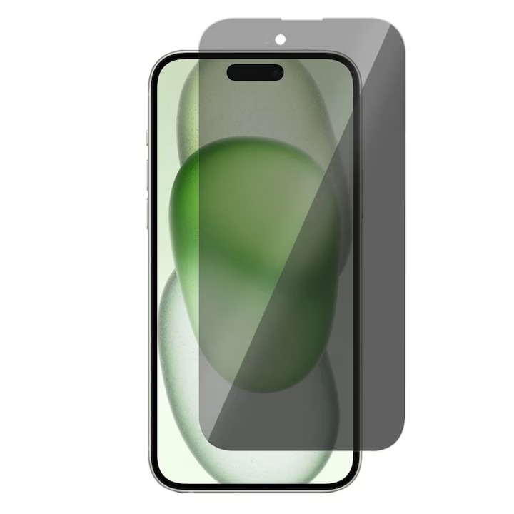 Folie Sticla Privacy pentru iPhone 16, Full Cover, Protectie Profesionala, Ultra Rezistenta, Calitate Premium