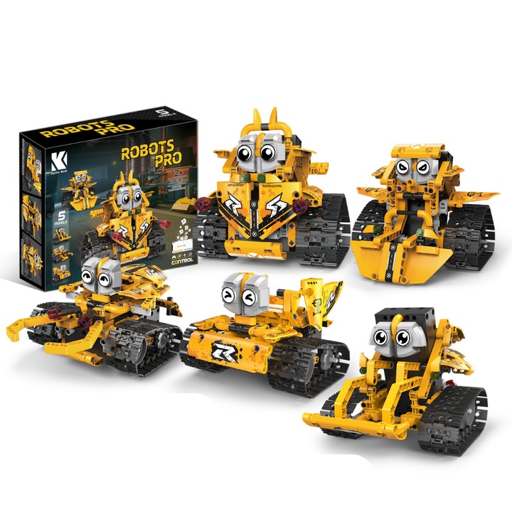 Комплект за конструиране на роботи 5 в 1, RaSteff™