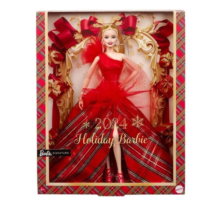 Кукла, Mattel, Barbie Signature 2024 Holiday Fashion, пластмасова, за колекционери
