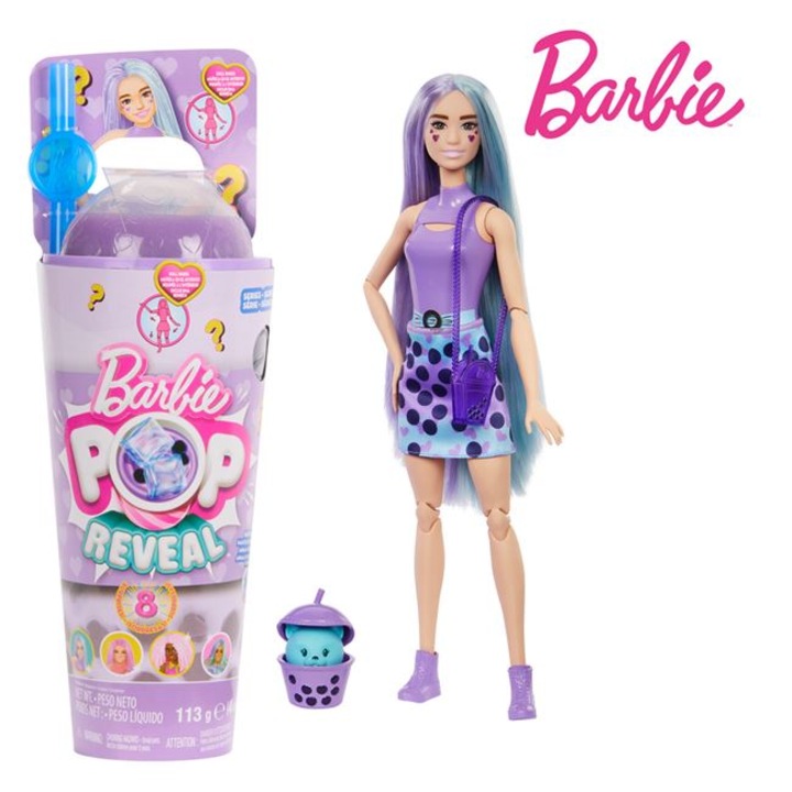 Кукла Барби Pop Reveal Drinks Tea, Mattel, Plastic, Tarot or Mango perfume, 3 години+