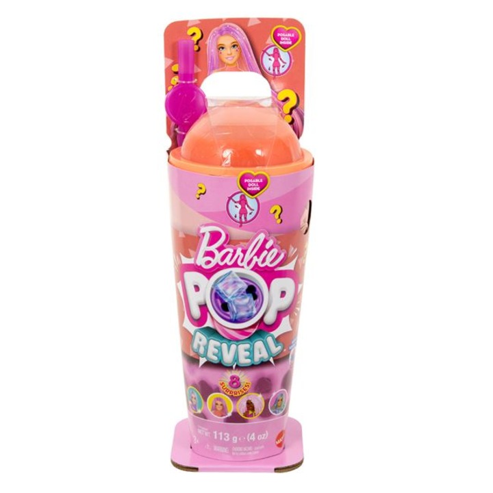 Кукла, Mattel, Barbie Pop Reveal, с аромат на чай, пластмасова, многоцветна