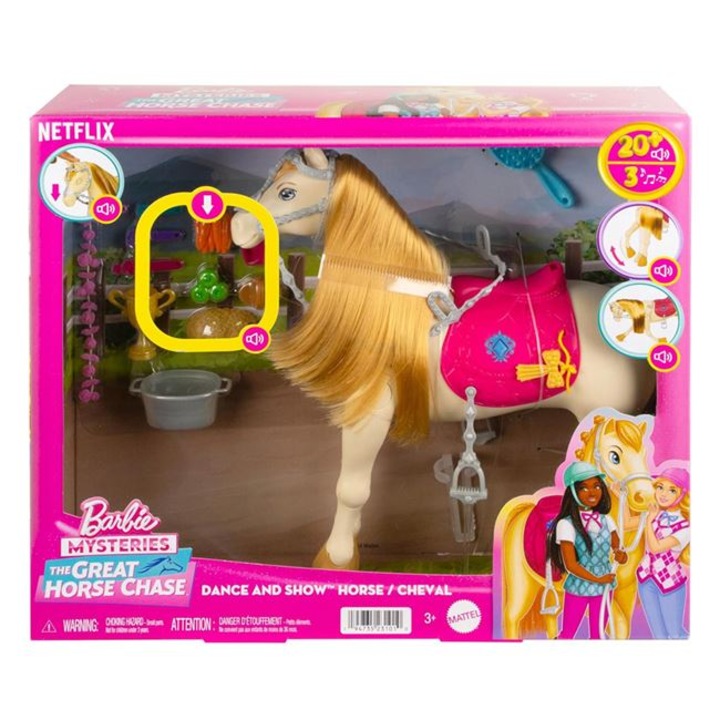 Кукла Барби, Mattel, The Great Horse Chase Collection, Кон с 20 звука, Материал Пластмаса