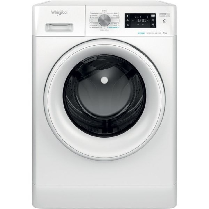 Пералня WHIRLPOOL FFB 7469 WV EE, Пара, 6th Sense, 7 kg, 1400rpm, Клас A, Бяла