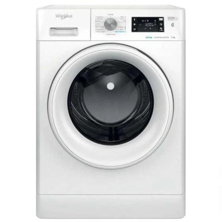Masina de spalat rufe Whirlpool FFB 7469 WV EE, FreshCare+, Steam Refresh, 6th Sense, 7 kg, 1400 rpm, Clasa A, Alba