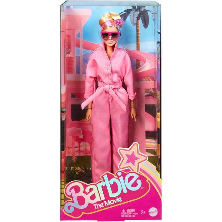 Кукла Barbie The Movie - Барби с розов гащеризон