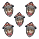 Magnet suvenir gift shop personalizat cu mesaj, castelul bran dracula, model 135, din lemn