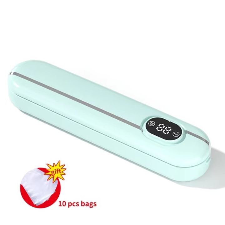 OEM Vákuumos lezáró, 120W, fehér, 10 db zacskós készlet