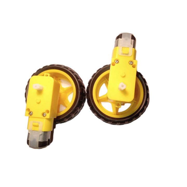 Motor cu roata pentru aplicatii Arduino - set 2 bucati