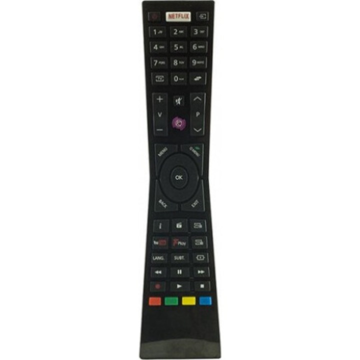 Telecomanda T-1380 universala pentru Vestel si F&U, Negru