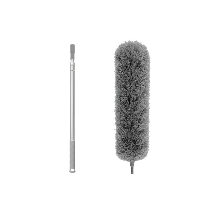 Mikroszálas portörlő, Cozevdnt, kihúzható, teleszkópos nyél 254cm, többszínű