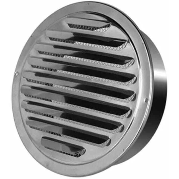 Grilaj de ventilatie din inox, BGHYHYHI, 80mm, pentru aer proaspat, montare pe perete
