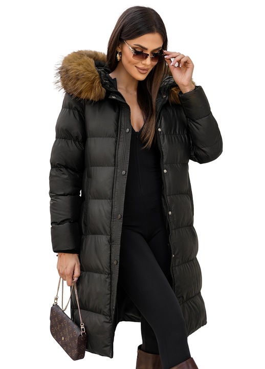 Дамско яке OZONEE JS/5M3298, Черен, M