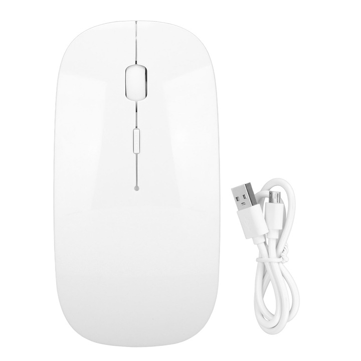 Безжична мишка Bizaical, 1200DPI, 450mAh батерия, бяла