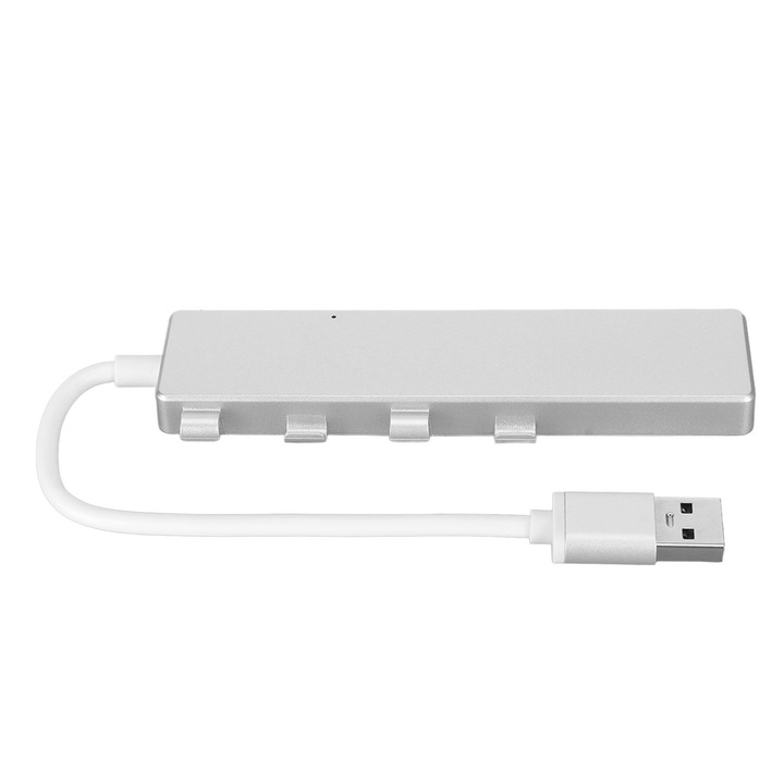 USB хъб, Bizaical, Алуминий, Сребрист