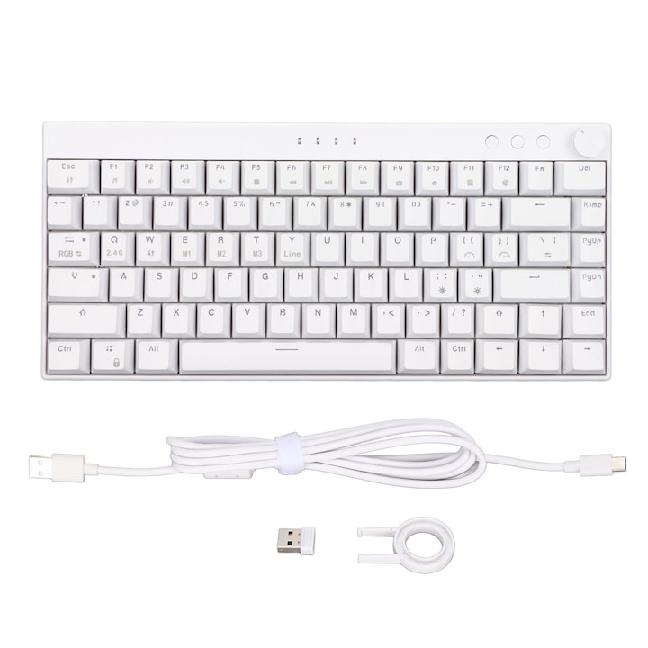 Tastatura wireless Jormftte 10 inch, ultra subtire, Bluetooth, portabila, acumulator litiu, micro USB