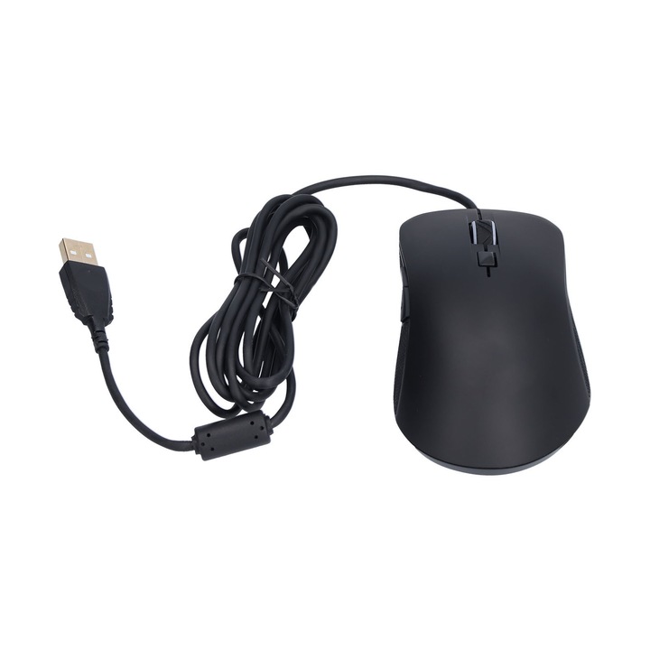 Геймърска мишка Mmgoqqt, TSG301Plus, USB кабел, черна