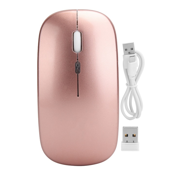 Безжична мишка Bizaical A2, 1000-1200-1600DPI, 2.4GHz, бързо зареждане, черна